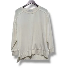 Olive And Oak Loungewear Women's Pullover Long Sleeve Top Beige *FLAWS XL 22x28