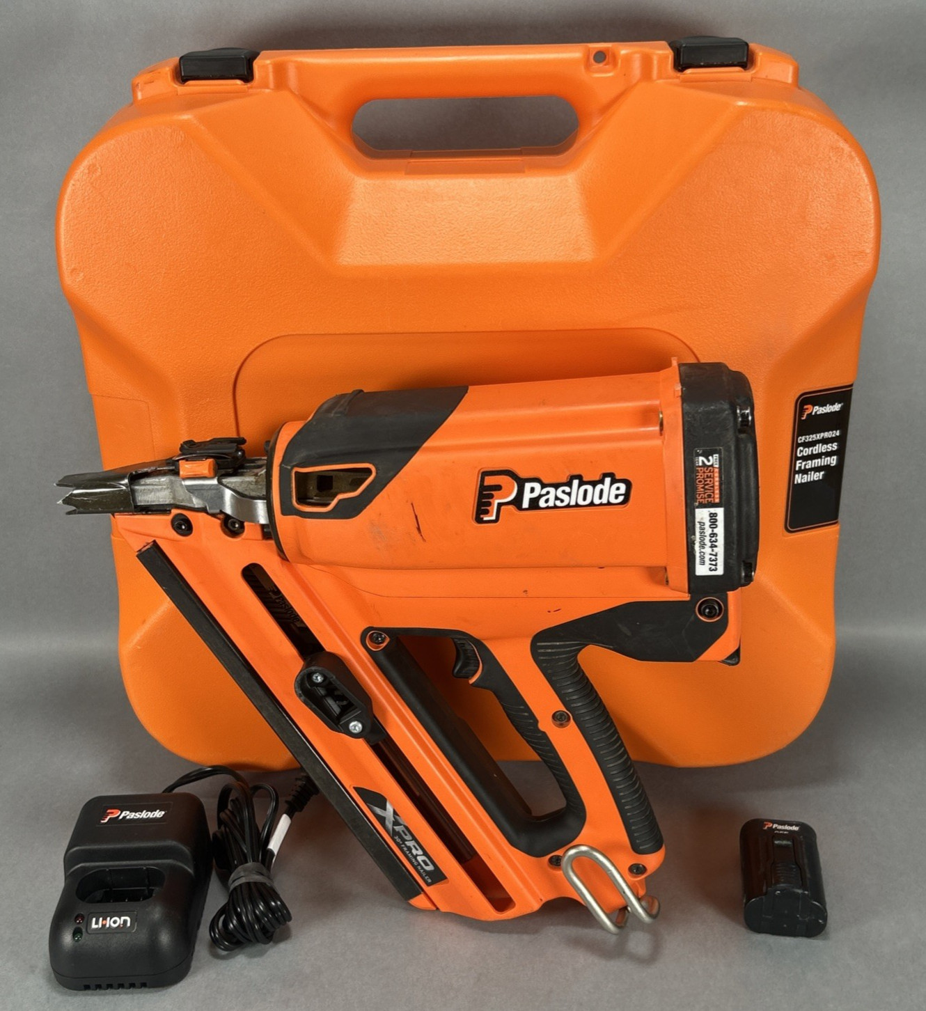 Paslode Cordless Framing Nailer CF325XPRO24 W/Hard Case, Cha