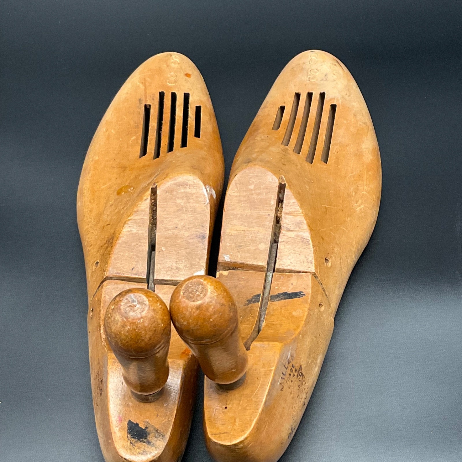 Vtg Wood Shoe Keepers, Stretchers, Form (Travel Tree, Jones, Vining, Miller) Lot