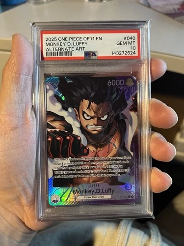 Monkey D.Luffy A Fist of Divine Speed OP-11 #040 Alt Art PSA 10 One Piece