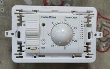 FANTINI COSMI C48 C48B TERMOSTATO AMBIENTE DA INCASSO BIANCO A BATTERIA