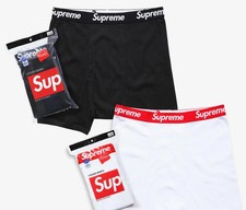 Supreme x Hanes Boxer Briefs 4 pack black Size S-XL Ship Now