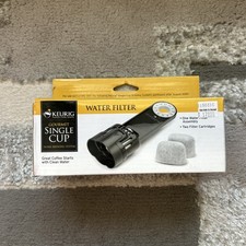 Genuine Keurig Water Filter Starter Kit w/ 2 Charcoal Replacement Filters OEM