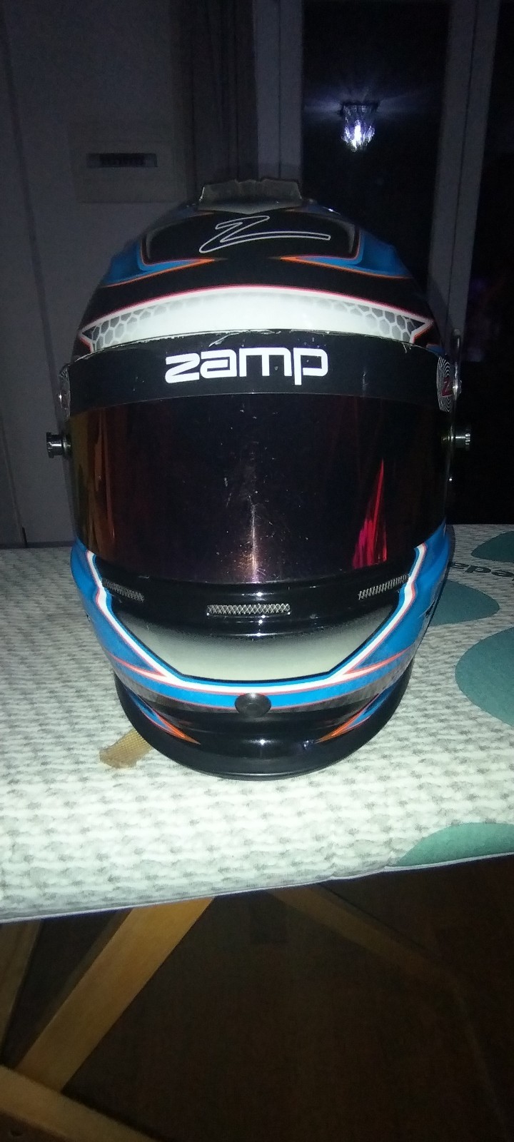 Casco Zamp Rz42 AEROGRAFATO Kart OMOLOGATO Tg. 57