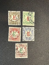 German States Bavaria stamp O1-5 used