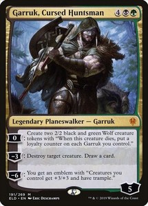 Garruk, Cursed Huntsman 191/269 Throne of Eldraine
