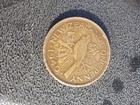 1940 New Zealand 1 Penny Bronze World Coin Foreign George VI Royal Mint KIWI — photo 1