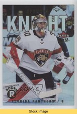 2021 Upper Deck Fleer Ultra Rookies Rainbow Foil Spencer Knight #249 READ 0bn4