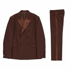 50IT- Gucci Wool  2 piece suit Brown - BNWT 8...