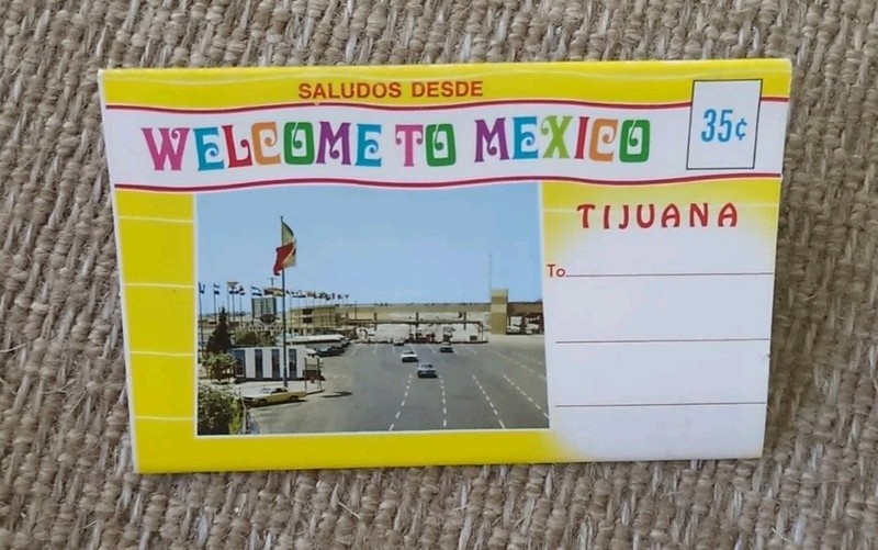 Welcome To Tijuana Mexico Photo Booklet Postcard - Over 10 Photos
