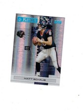 MATT SCHAUB 2007 Playoff Platinum HOLOFOIL 1/1 Out-of-Pack Quality