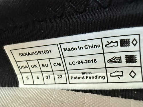 Vionic Sky Sena Slip On Casual Ballet Flats Sz 6 Textured Black White Shoes - Picture 11 of 12