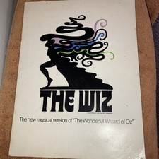 The Wiz Broadway Souvenir Program Stephanie Mills Geoffrey Holder 1970s