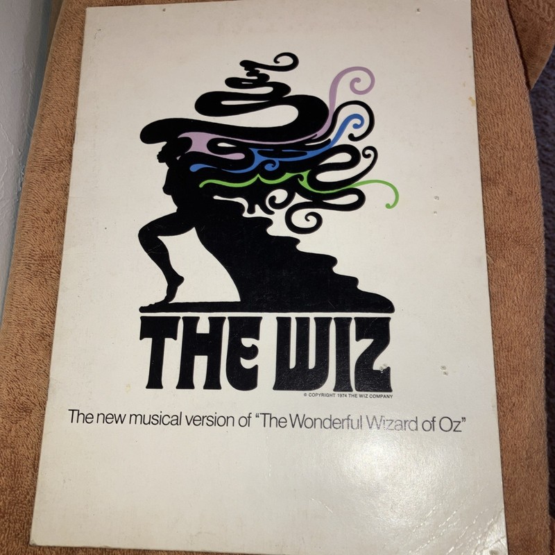 The Wiz Broadway Souvenir Program Stephanie Mills Geoffrey Holder 1970s