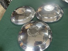 Oem 1960-1961 Chevy Corvair Dog Dish Hub Cap Set Of 3 Oem 1960-1961 Chevy Corvair Dog Dish Hub Cap Set Of 3