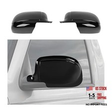 Rearview Mirror Cover Side Mirrors Trim Compatible with Chevy Silverado Black