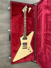 JAMES HETFIELD EXPLORER GUITAR, UNBRANDED EXPLORER GUITAR + HARD CASE. DAMAGED