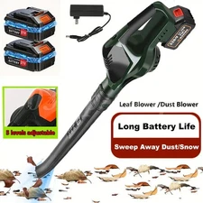 Leaf Blower Cordless 180MP/320CFM Handheld Electric Leaf Blower with 2 Batteries