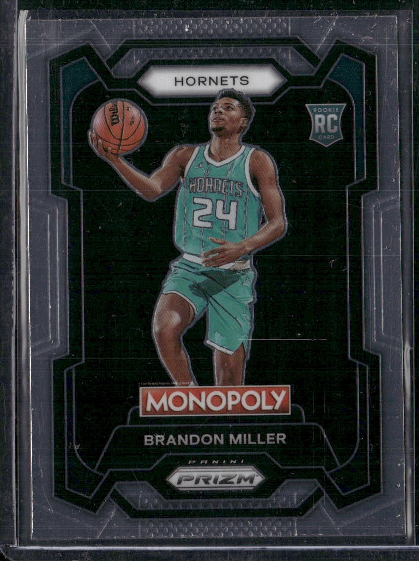 2023-24 Panini Prizm Monopoly #15 Brandon Miller Silver