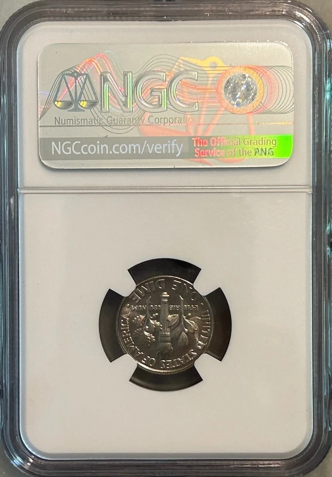 2005-D Roosevelt Dime NGC MS67 - Image 2 of 2