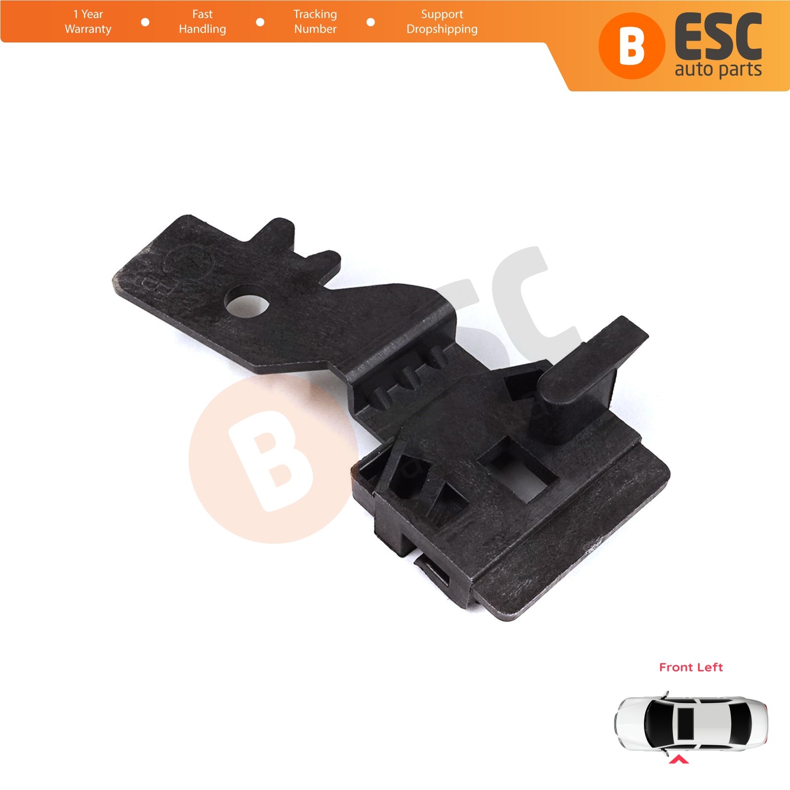Window Regulator Clips 1 Front Left for Nissan Primera MK3 P12 Qashqai MK1 J10