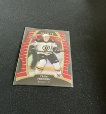 2019-20 Upper Deck Allure - Rookies Trent Frederic #83 Red Rainbow (RC)