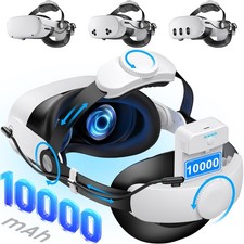 Battery Head Strap 10000mAh VR Headset Accessories For Oculus Meta Quest 3/2/3s