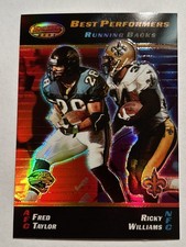 Fred Taylor Ricky Williams 2000 Bowman's Best Best Performers # 99     