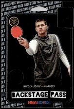 2019-20 Hoops Premium Stock #4 Nikola Jokic Backstage Pass E1