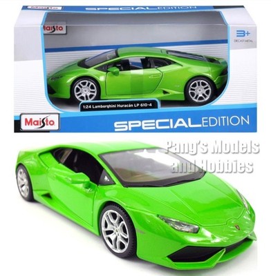 2014 Lamborghini Huracan LP 1/24 Scale Diecast Model by Maisto - Green w/ BOX