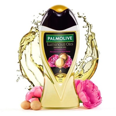 Palmolive Luminous Oils Shower Gel Invigorating Macadamia Oil with Peony 250ml