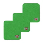 3X MM Strike 2-sided Premium Leather Bowling Shammy Pad.Oil removing Towel R-GN