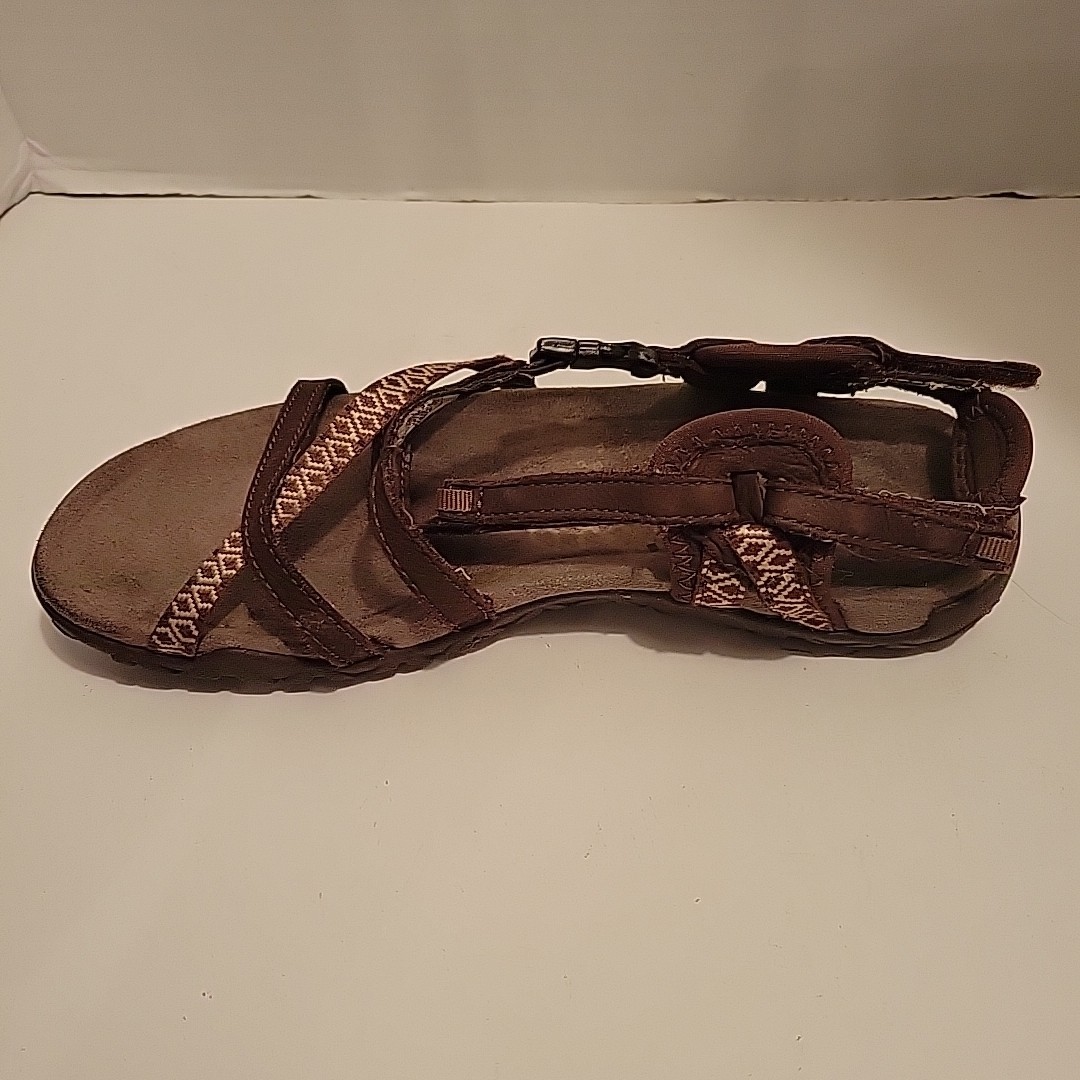 MERRELL Select Grip sandali donna scarpe pelle attivi escursionismo spiaggia marrone taglia 7