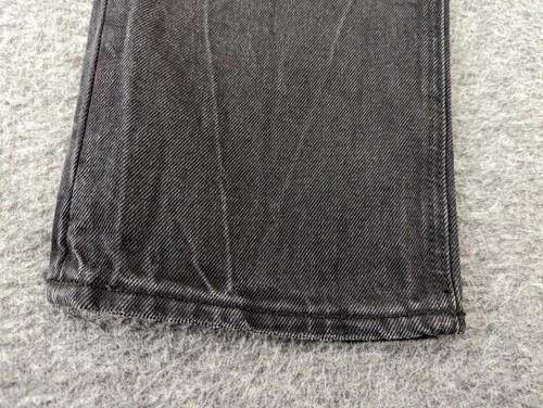 Old Navy Jeans Womens Size 14 Black Denim Distressed Straight Leg Pants - Picture 4 of 14