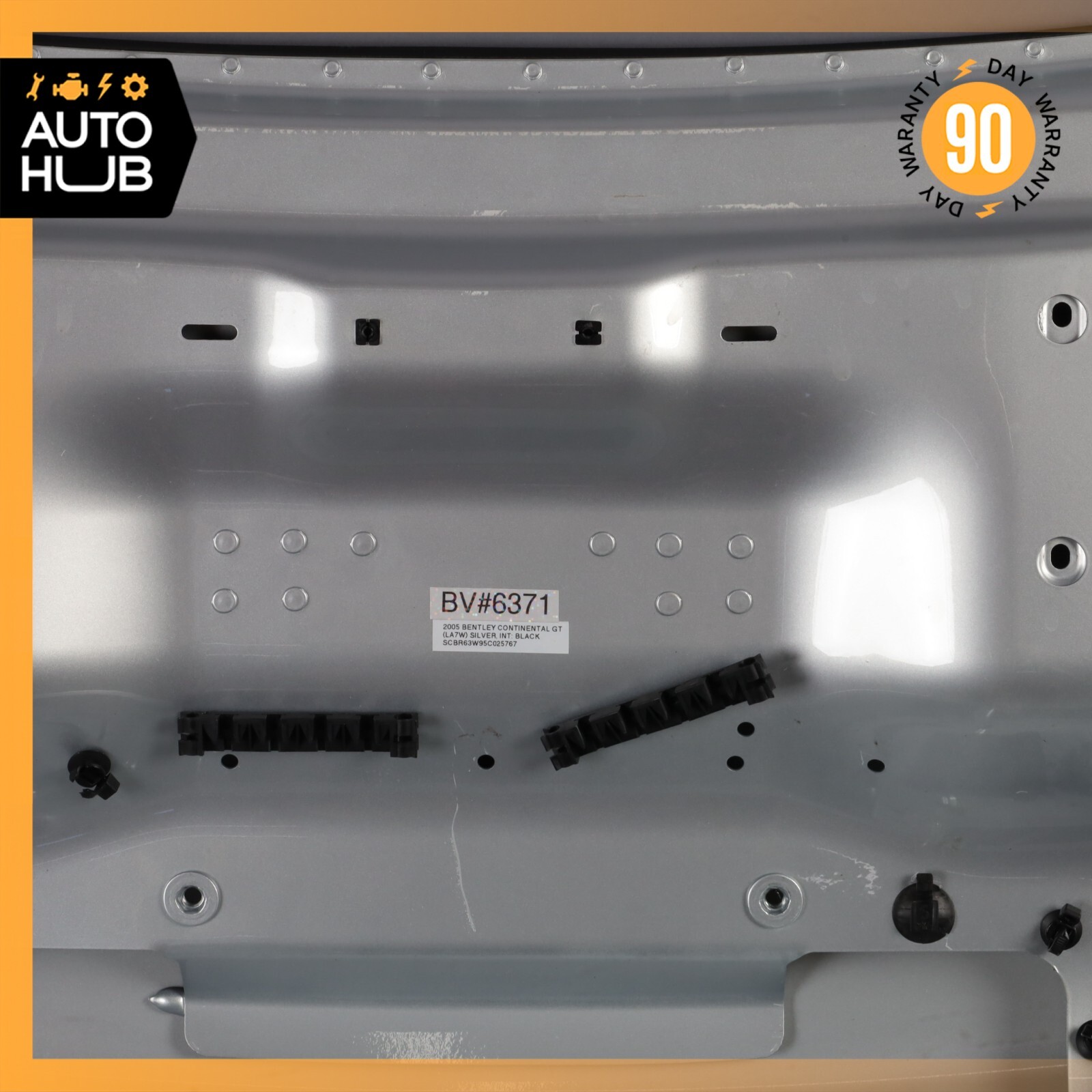 03-10 Bentley Continental GT Coupe Trunk Lid Panel Assembly Silver OEM