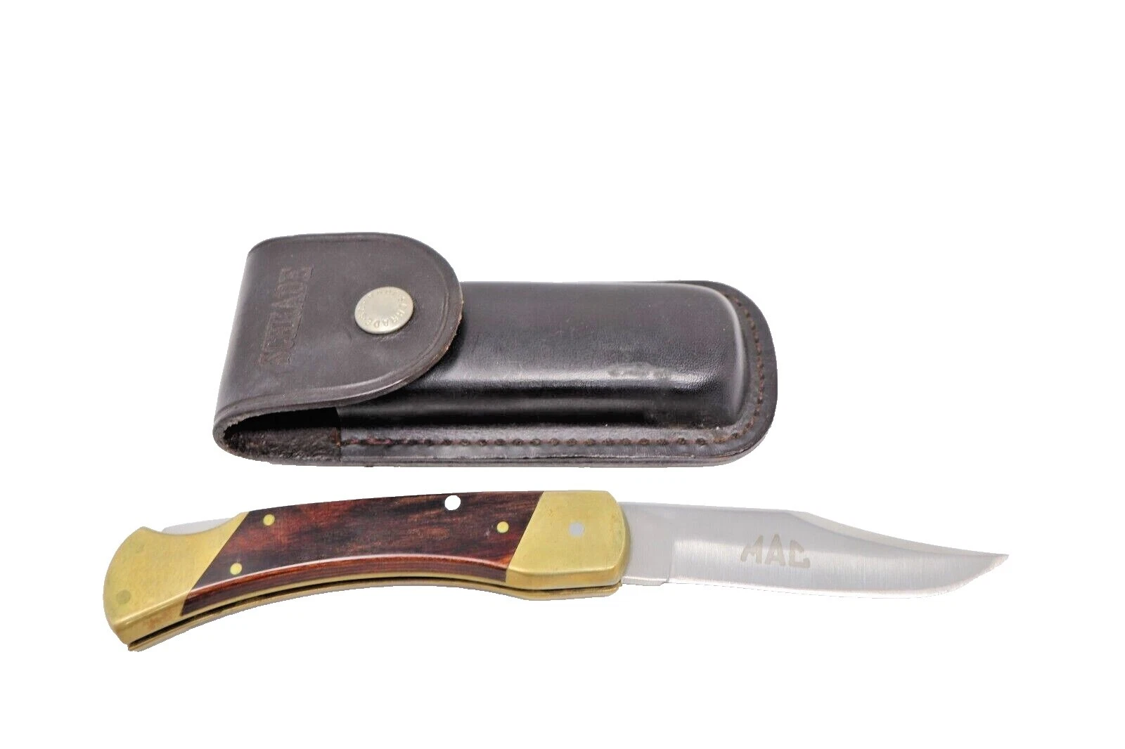 Mango de Madera Schrade Negro cuchillos plegables de colección