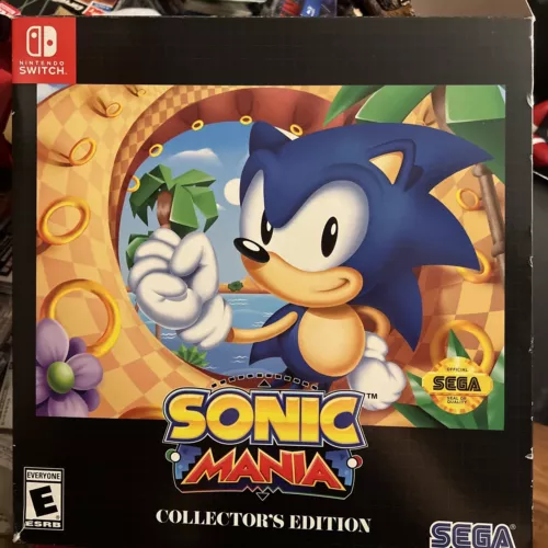 Sonic Mania: Collector's Edition (Nintendo Switch) *No Game* Statue & More