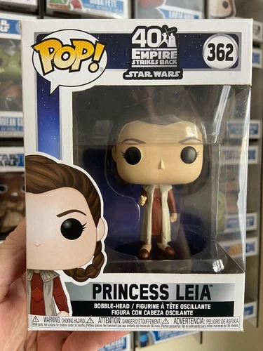 Funko Pop! Star Wars #362 Princess Leia 40 Years The Empire Strikes Back VGC