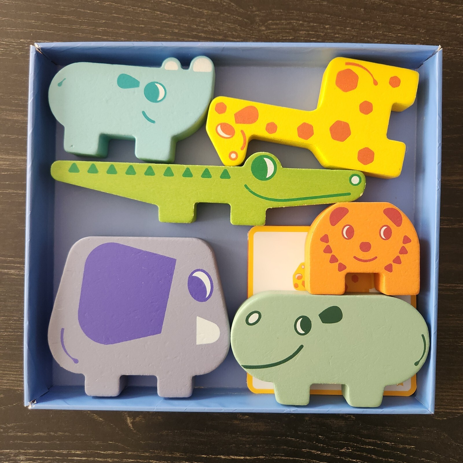 Djeco Ze Totanimo Blocks Wooden Balance Stacking Game For Kids Animal Shapes