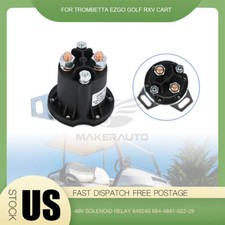 Updated 48V Solenoid Relay Switch 649240 649373 For EZGO RXV 48V 2FIVE 2016-