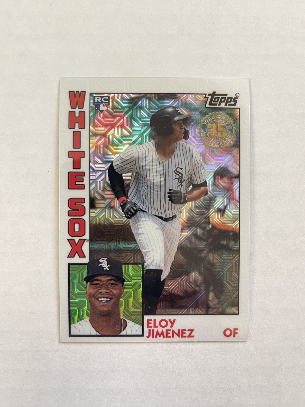 2019 Topps Series 1 Silver Pack 1984 Eloy Jimenez RC Refractor T84-20 Rays