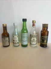 Lot of Vintage Mini Liquor Bottles - Variety of Brands