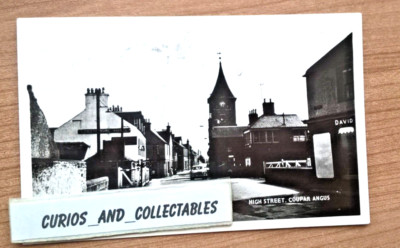 Strathmore Hotel Queen St High St Coupar Angus Echtfoto Postkarte verschickt 1972