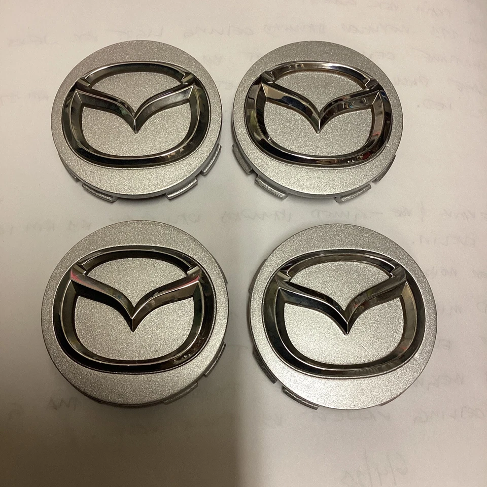 Juego de 4 tapacubos central Mazda RX8 2005 2006 2007 CB2874 Foto 2 de 4
