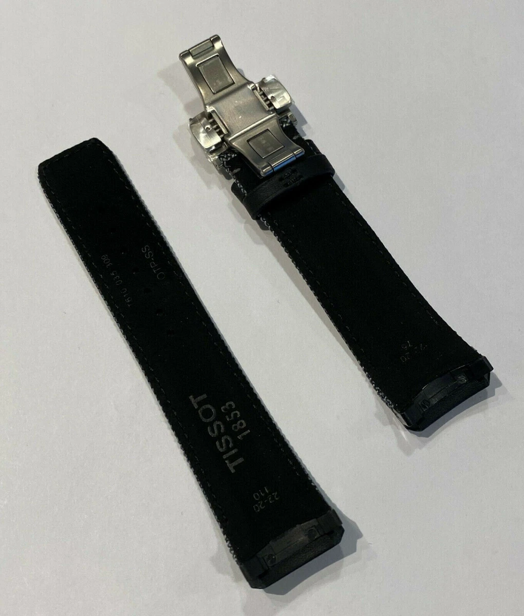 Original Tissot T Touch Expert SOLAR T110420A Black Leather Watch