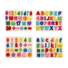 Wooden Matching Game, Early Educational Game, Developmental Toy, Montessori Toys