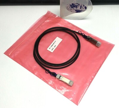 LOT OF 5 3M LEONI C9999-2M-P-LC 10GB E116441 IEC60332-3-24 PASSIVE CABLE