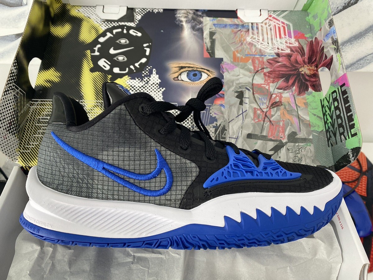 NEW Nike Kyrie Low 4 TB Black Game Royal Blue Irving DA7803-005