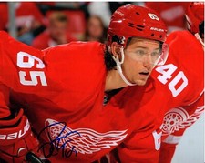 DANNY DEKEYSER DETROIT RED WINGS FACEOFF 8X10 AUTOGRAPHED SIGNED PHOTO COA