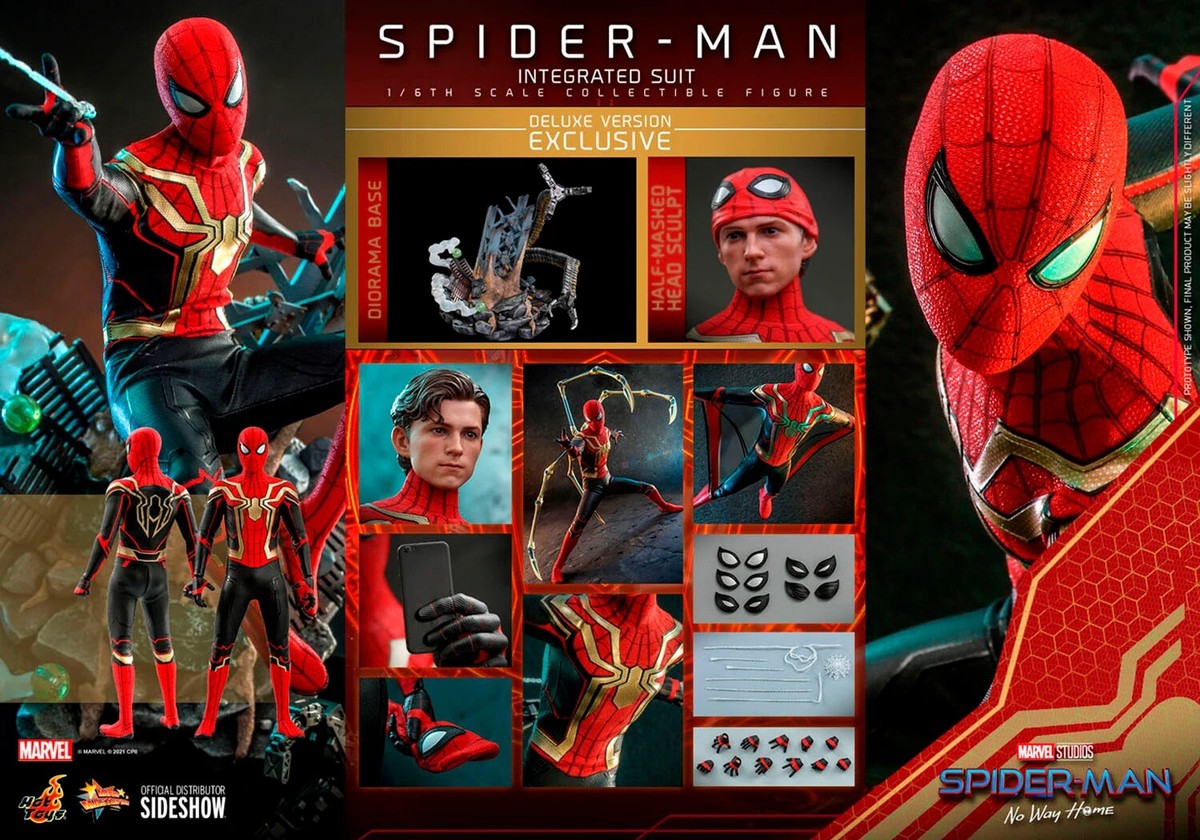 Hot Toys 1/6 Scale Figure Spider-Man No Way Home Integrated